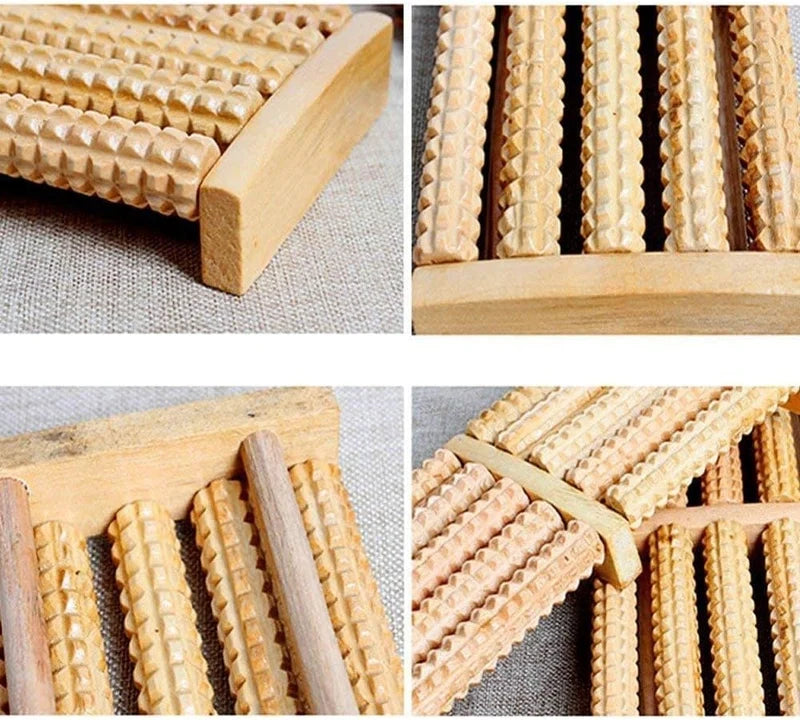 Wooden Foot Massager Roller